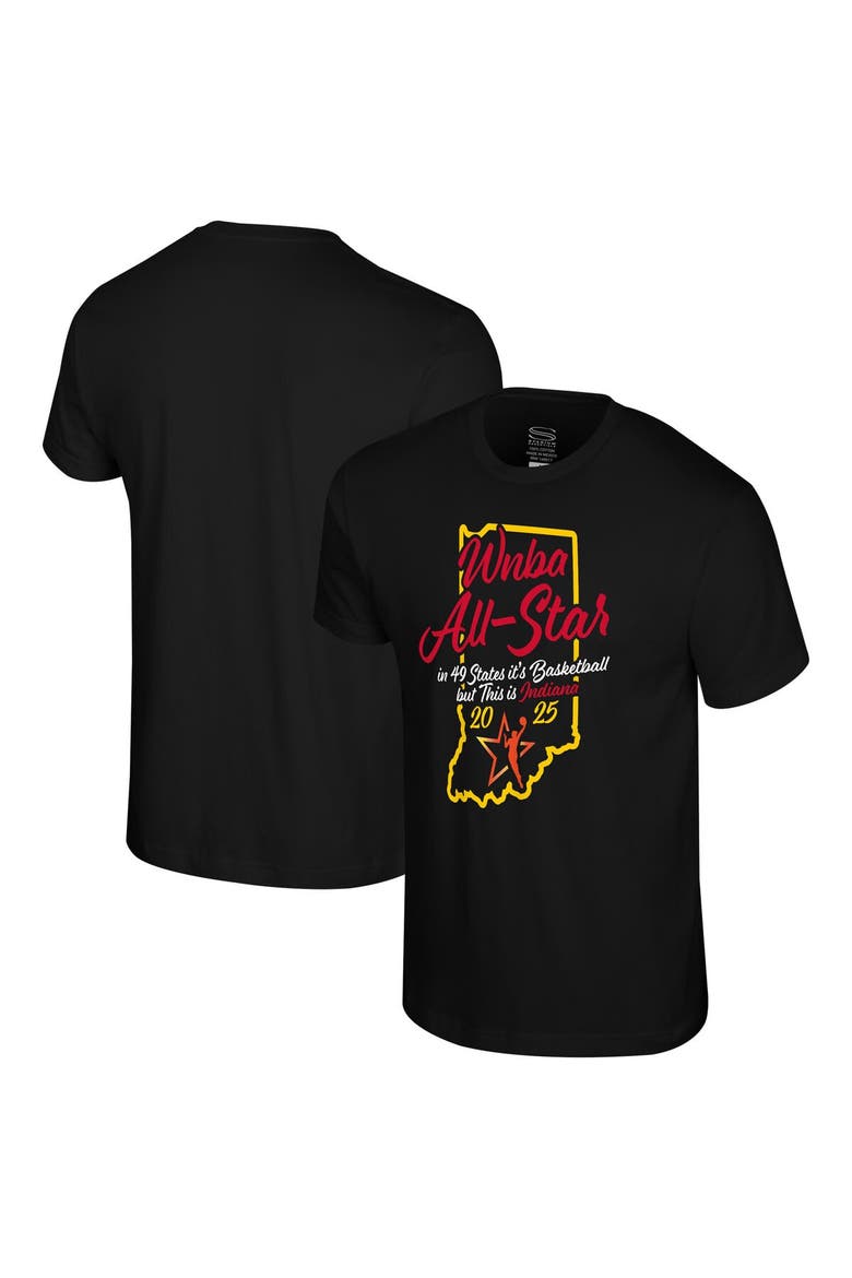 Unisex Stadium Essentials Black 2025 WNBA All-Star Game Home State T-Shirt, Alternate, color, Black