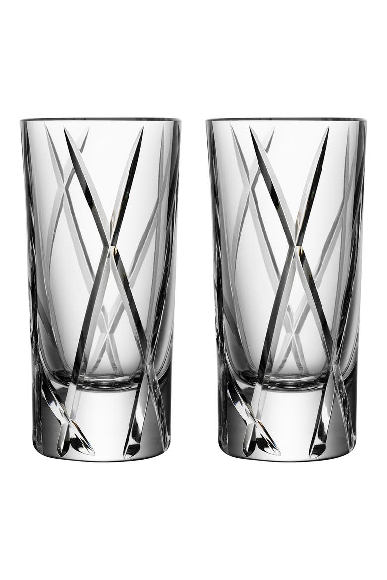 City Set of 2 Shot Glasses, Main, color, CLEAR