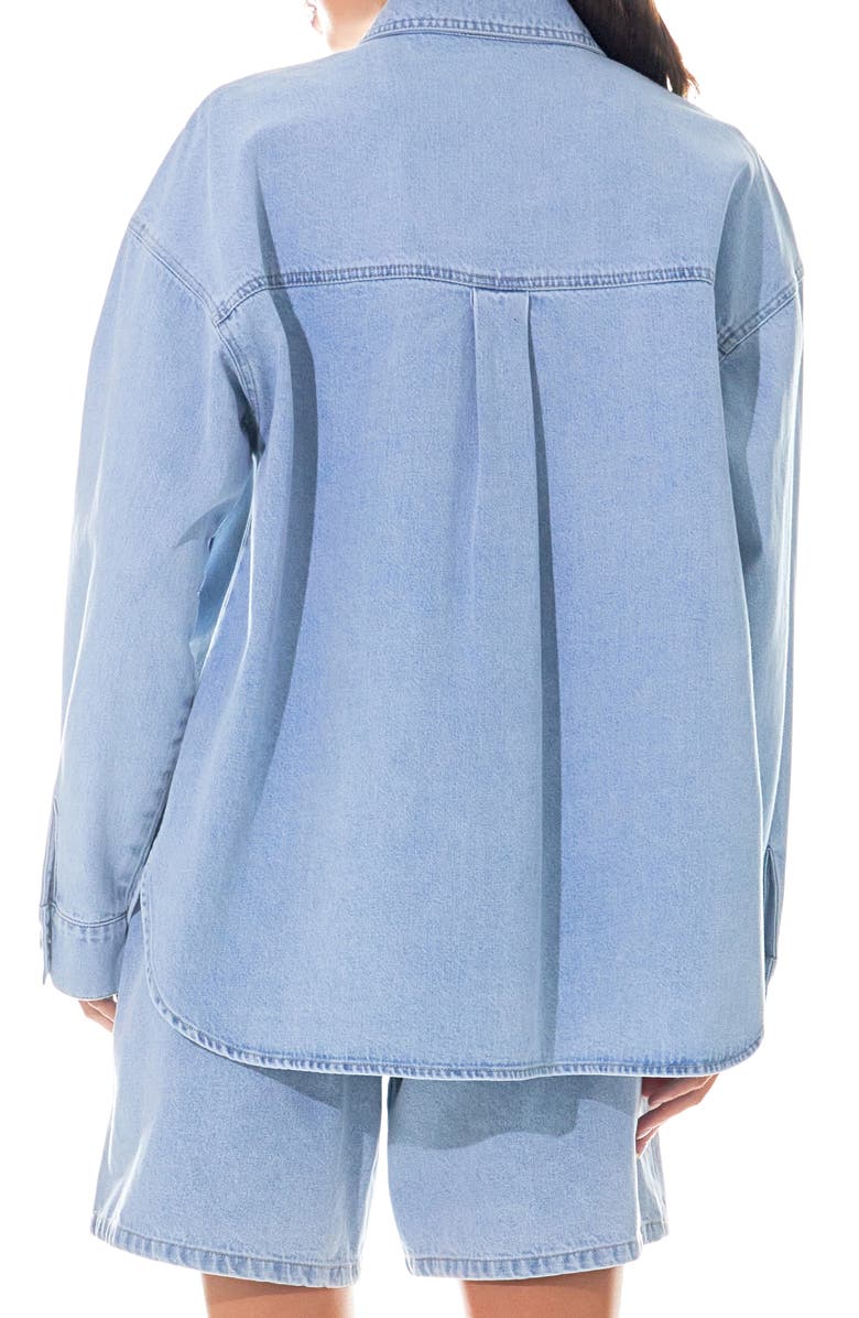 Grey Lab Pocket Denim Shirt Jacket, Alternate, color, 