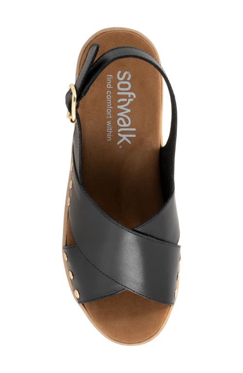 Softwalk ® Florence Slingback Platform Sandal In Black