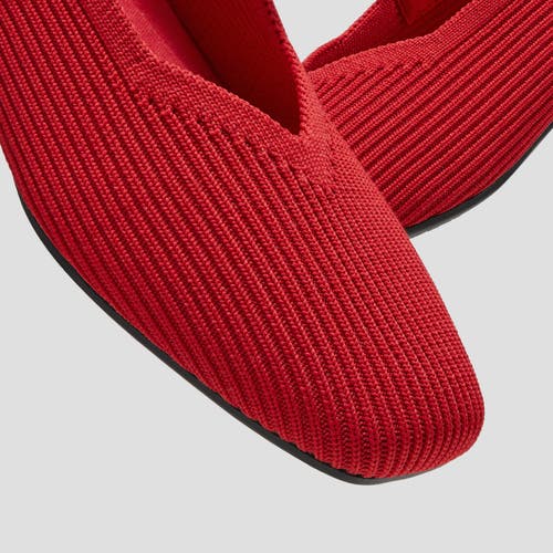 Vivaia Square-toe Mary-jane In Ruby Red