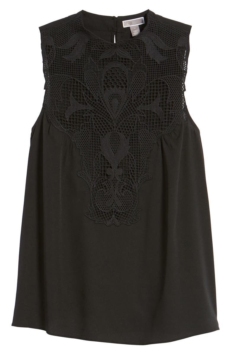 Chelsea28 Lace Yoke Tank, Alternate, color, 