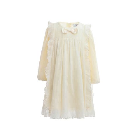 Pleated Bow Dress (Toddler, Little Kid & Big Kid)