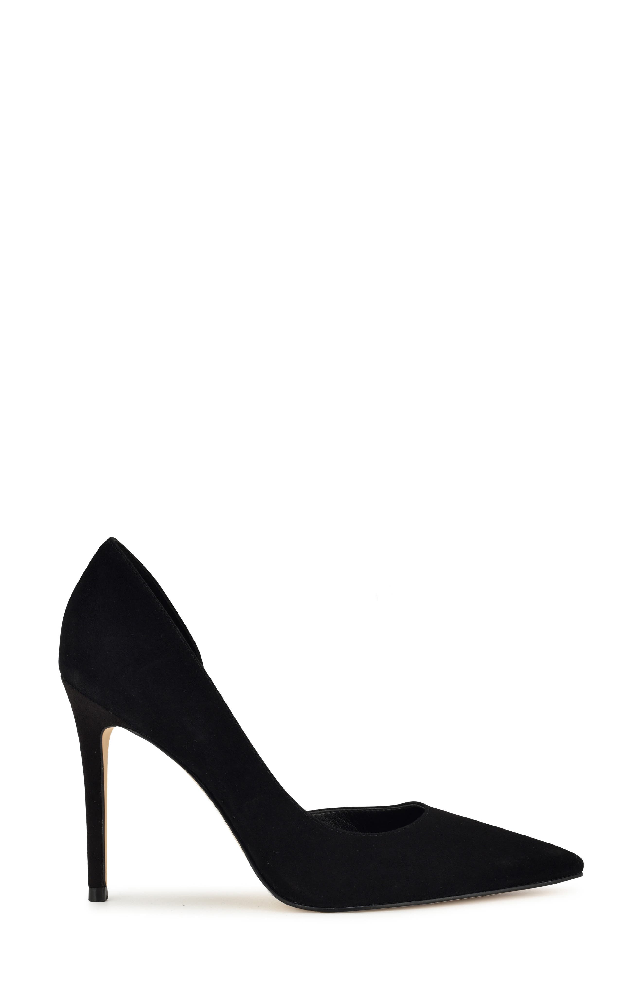 Folowe Half d'Orsay Pump, Alternate, color, BLACK VELVET
