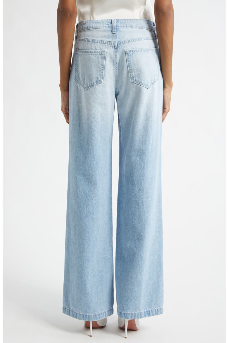 Clayton High Waist Wide Leg Jeans, Alternate, color, BREA
