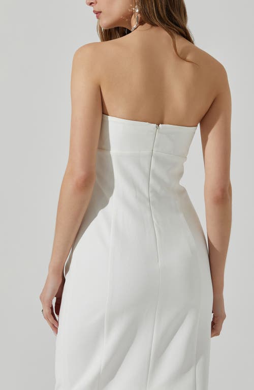 Astr The Label Camryn Embellished Strapless Maxi Dress