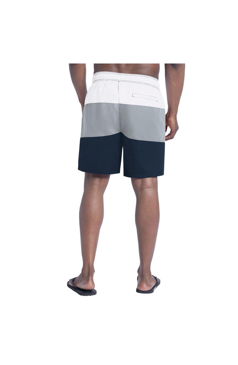 G-III SPORTS BY CARL BANKS Men's G-III Sports by Carl Banks  White/Navy Dallas Cowboys Sunrise Volley Swim Shorts, Alternate, color, White