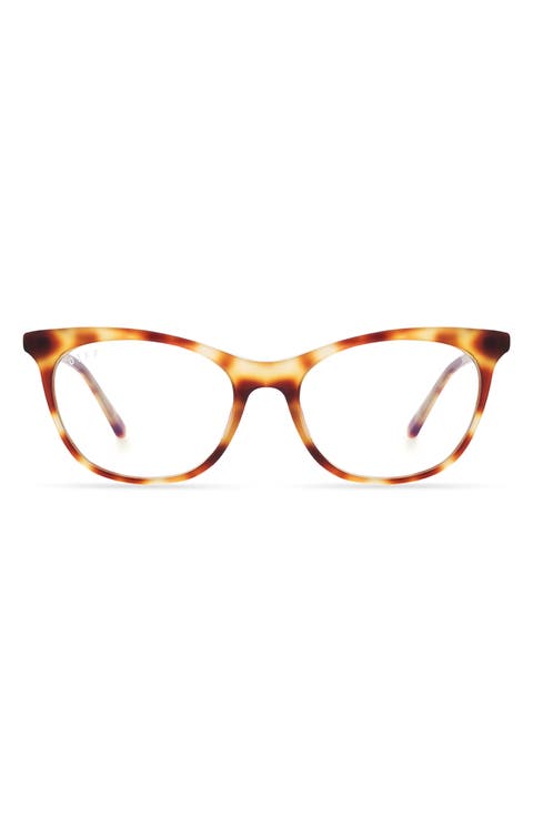 Jade 51mm Blue Light Blocking Cat Eye Glasses
