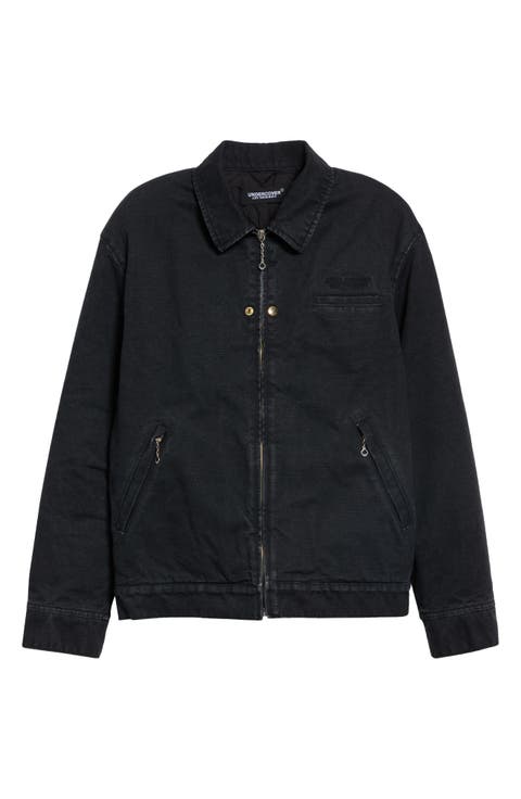 Cotton Canvas Blouson Jacket