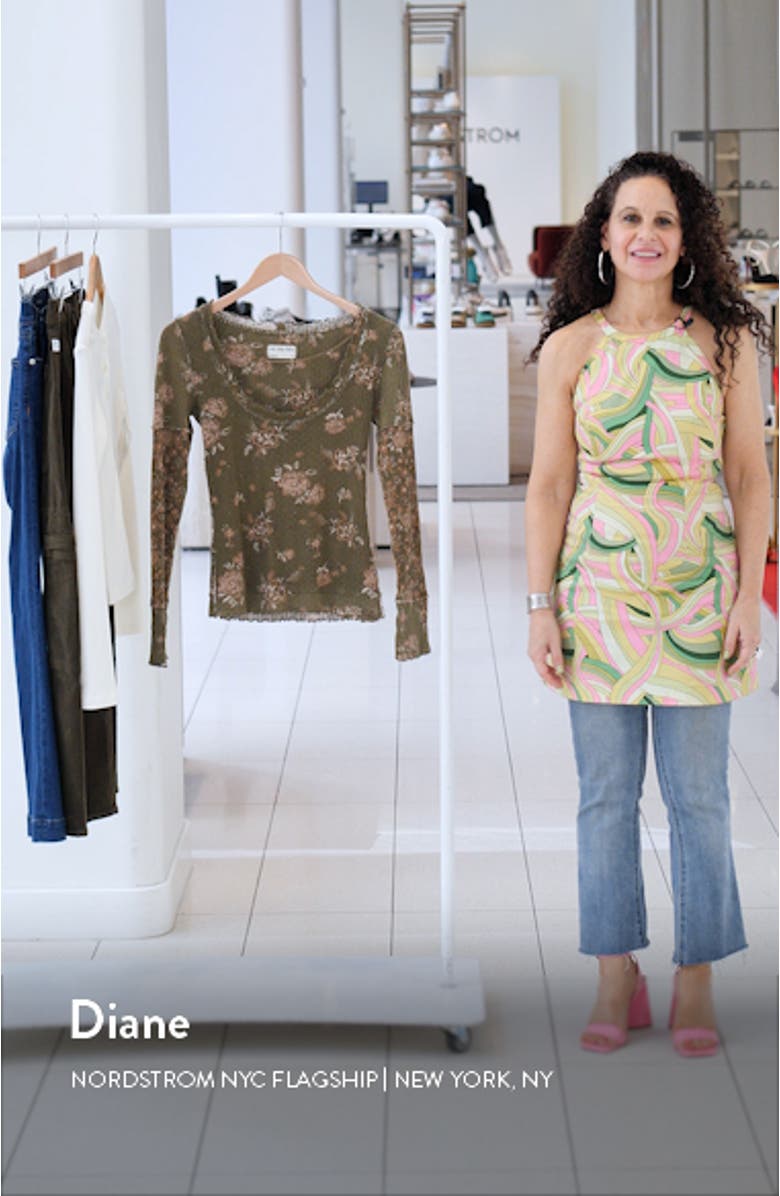 Clover Floral Thermal Top, sales video thumbnail