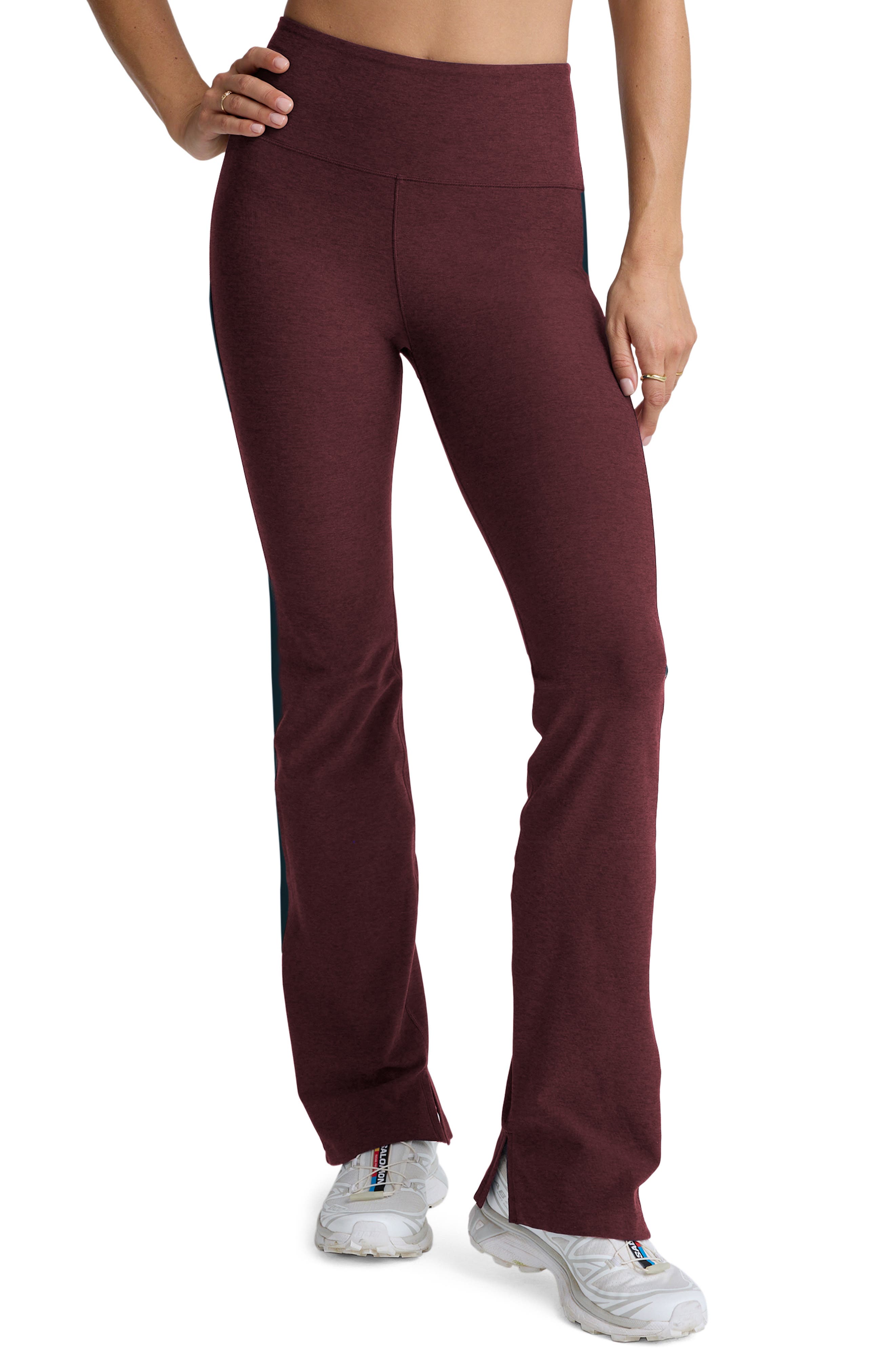 Spacedye Gemini Colorblock High Waist Flare Pants