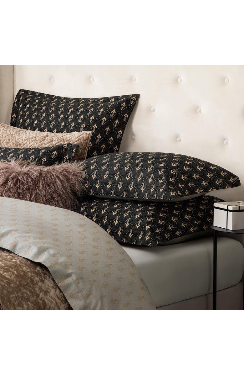 Togas Ladnier Duvet Cover, Alternate, color, Black