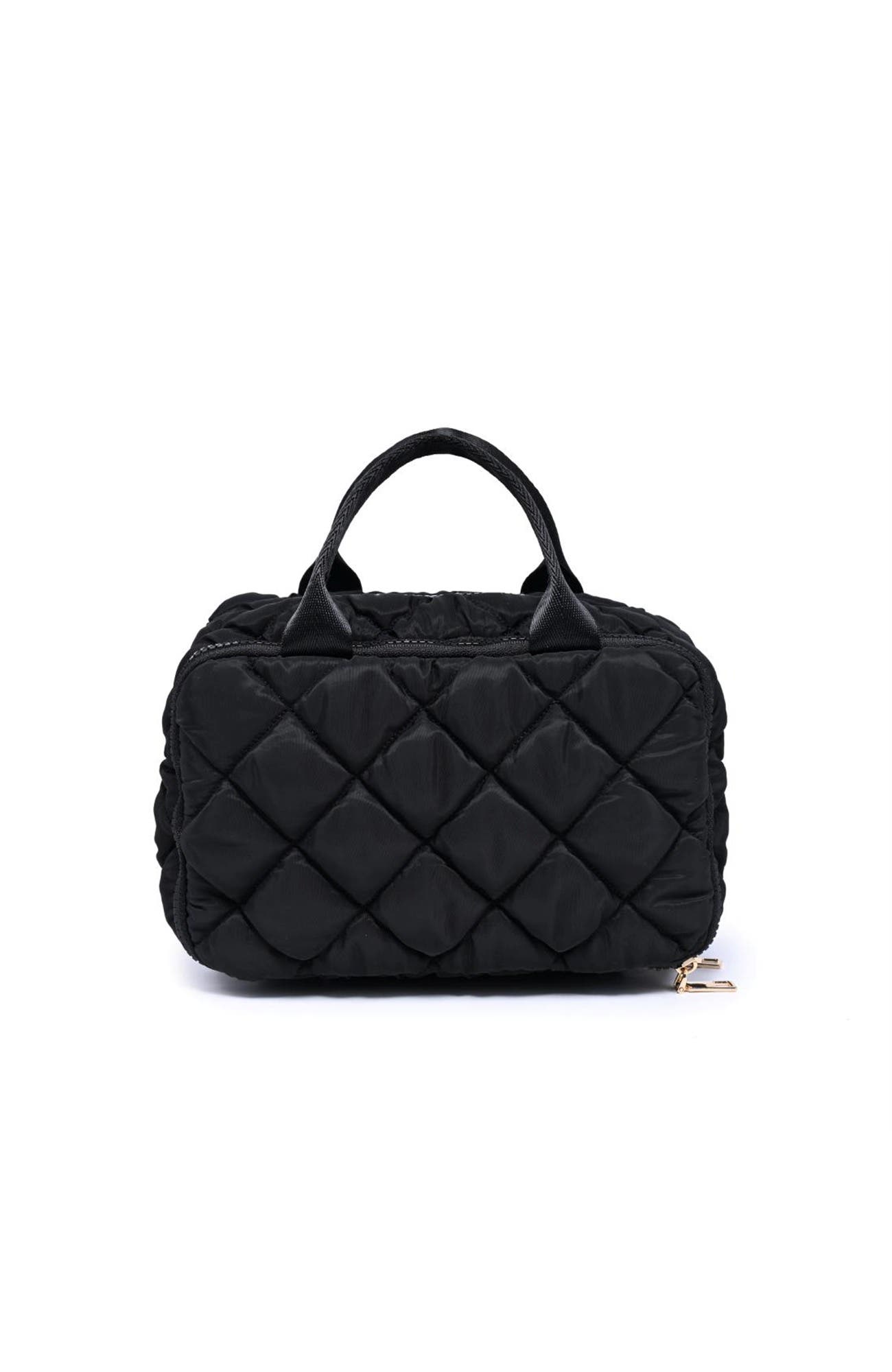 Total Order - Quilted Travel Organizer, Alternate, color, Black