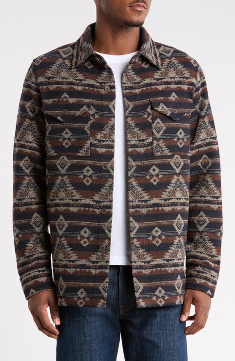 Wool Blend Shirt Jacket