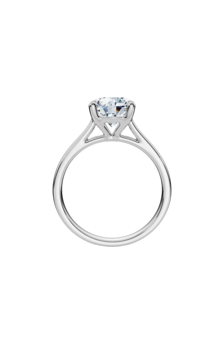 Bliss Diamond Certified 2Ct Solitaire Diamond Cathedral Engagement Ring Gold Lab Grown, Alternate, color, 14K White Gold