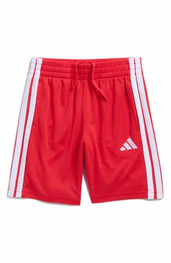 adidas Kids' 3-Stripes Mesh Shorts