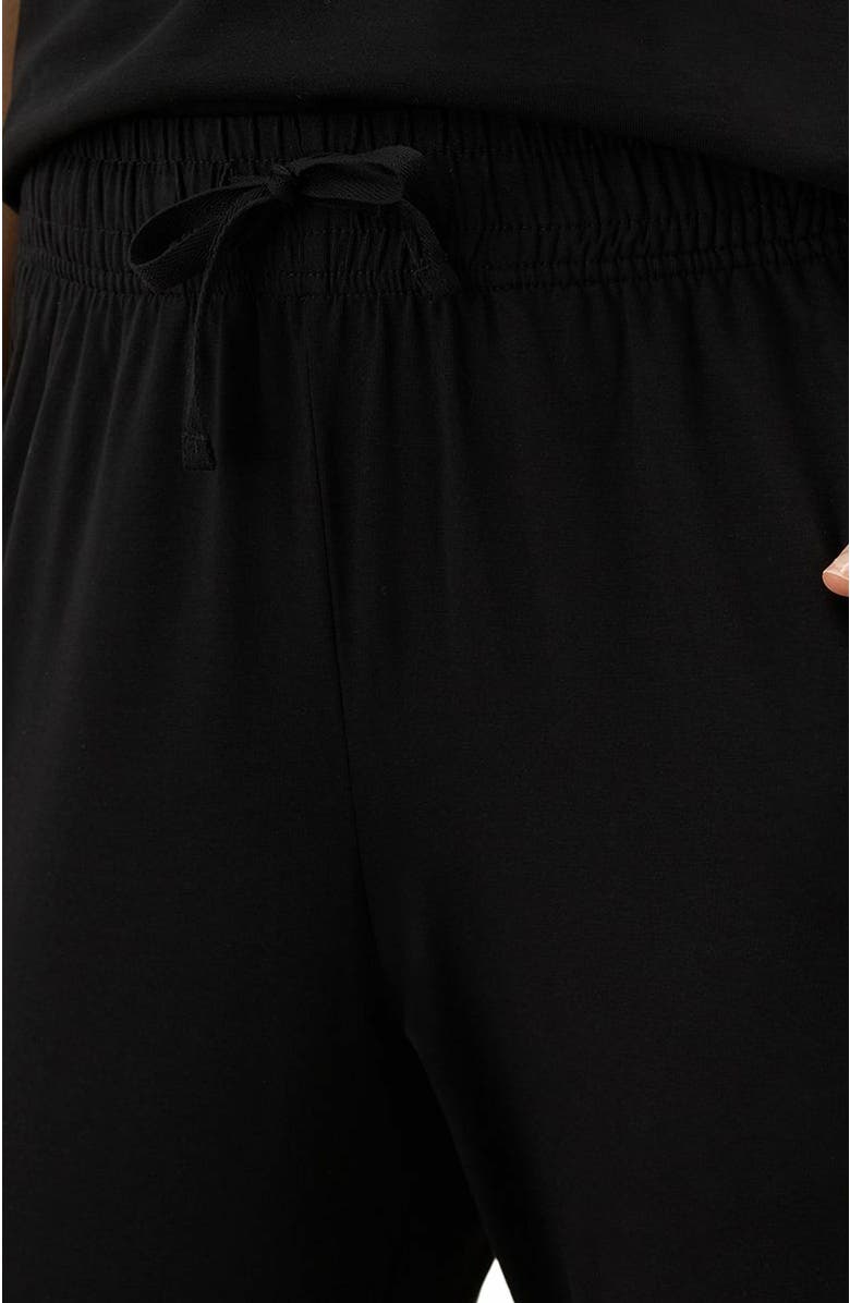 Pact Organic Cotton Luxe Essential Jogger, Alternate, color, Black