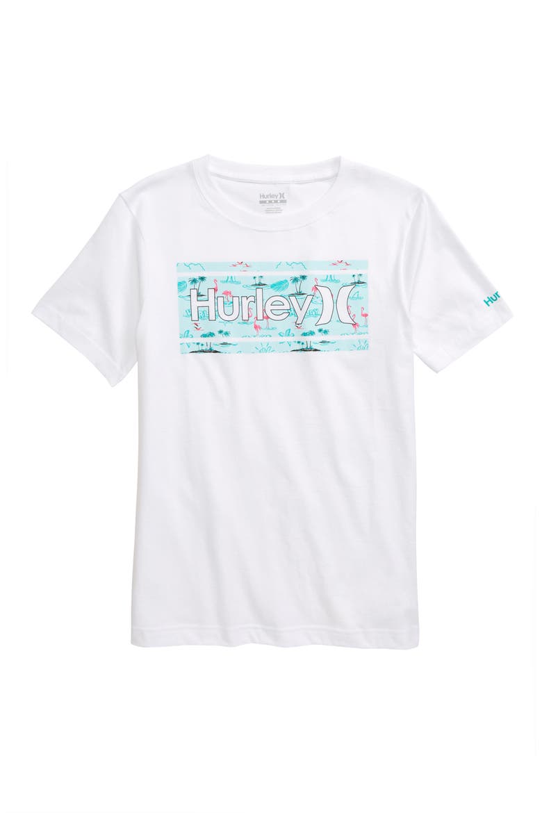 Print Fill Graphic T-Shirt, Main, color, WHITE