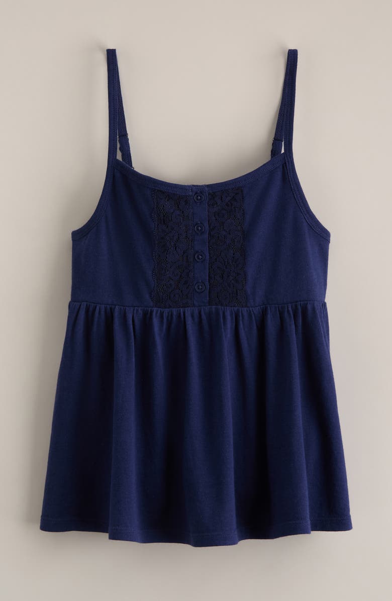 Treasure & Bond Kids' Babydoll Camisole, Main, color, Navy Medieval