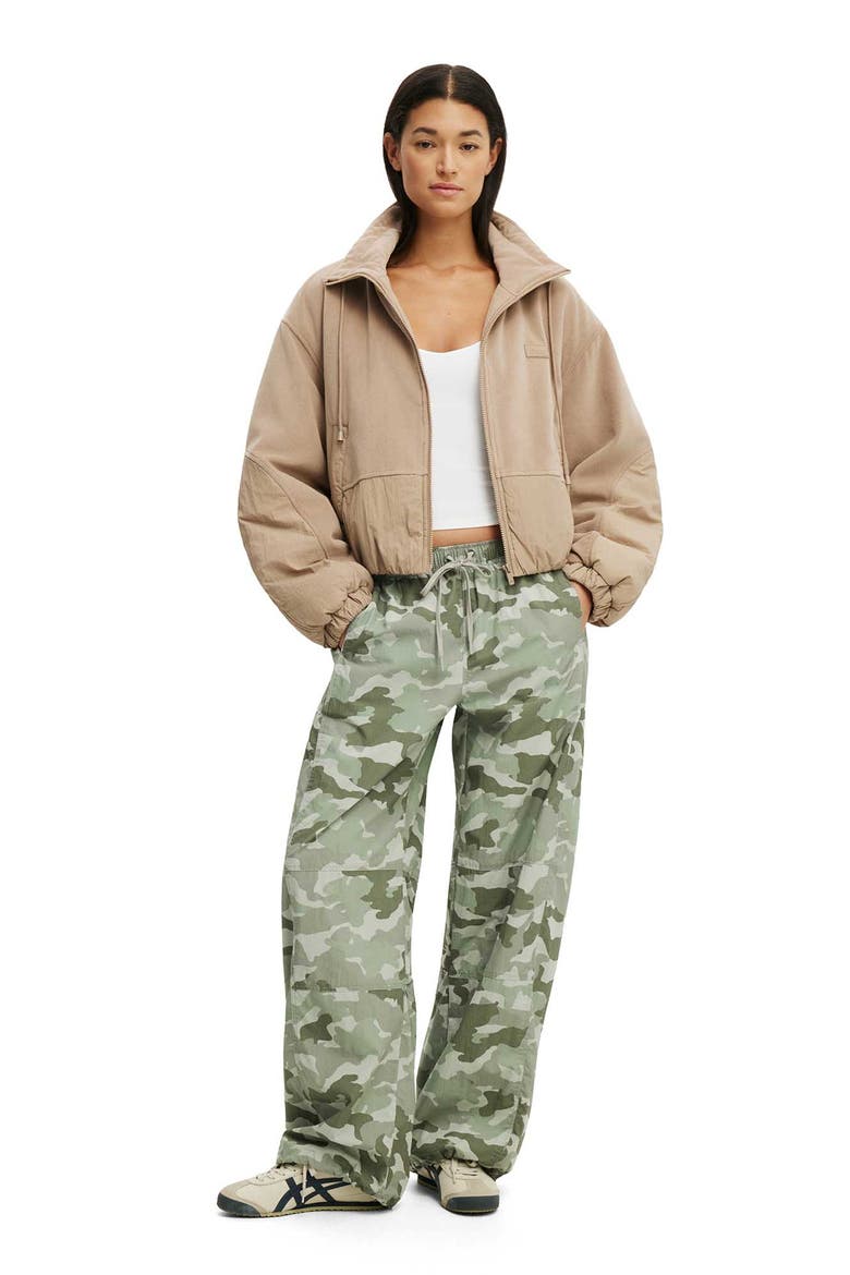 Women's Active Polar Fleece Padded Jacket, Alternate, color, Latte