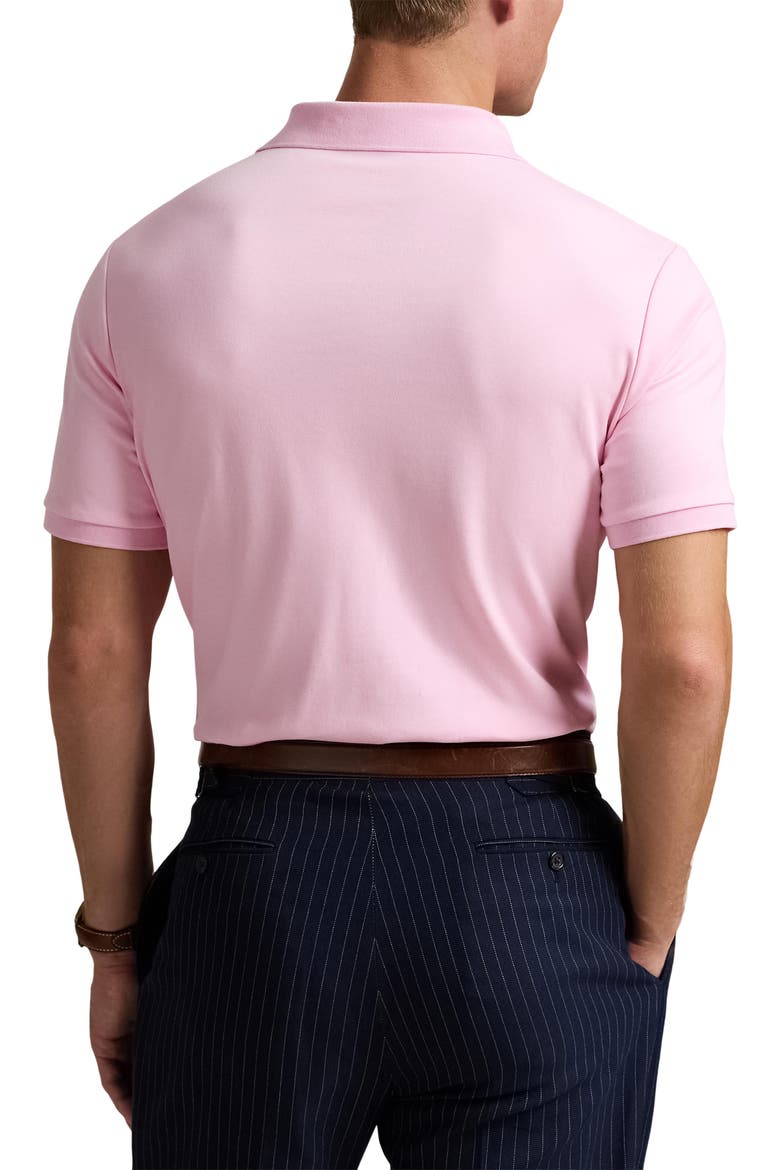 Solid Cotton Jersey Polo, Alternate, color, CARMEL PINK