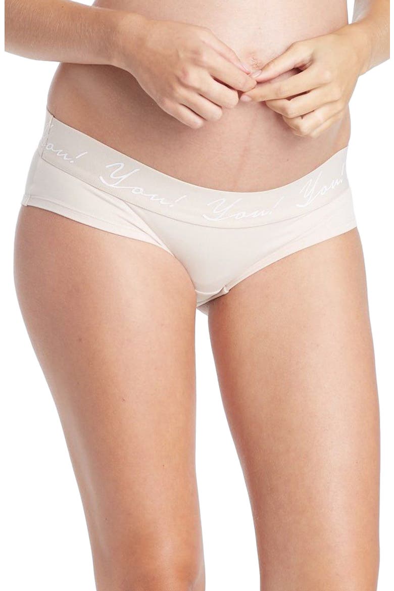 Ziva Maternity Hipster, Main, color, NUDE