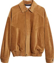 Saint Laurent Suede Bomber Jacket