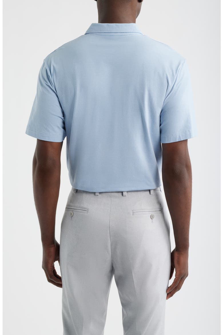 Crown Flex Pima Cotton Blend Polo, Alternate, color, CLOUDY BLUE