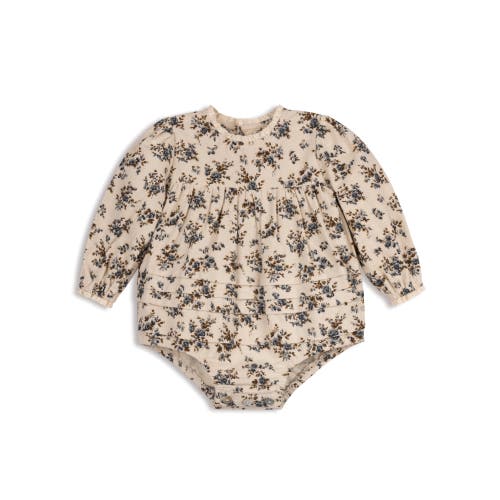 Looms Knits Babies'  Looms Brushed Floral Dress Collection In White