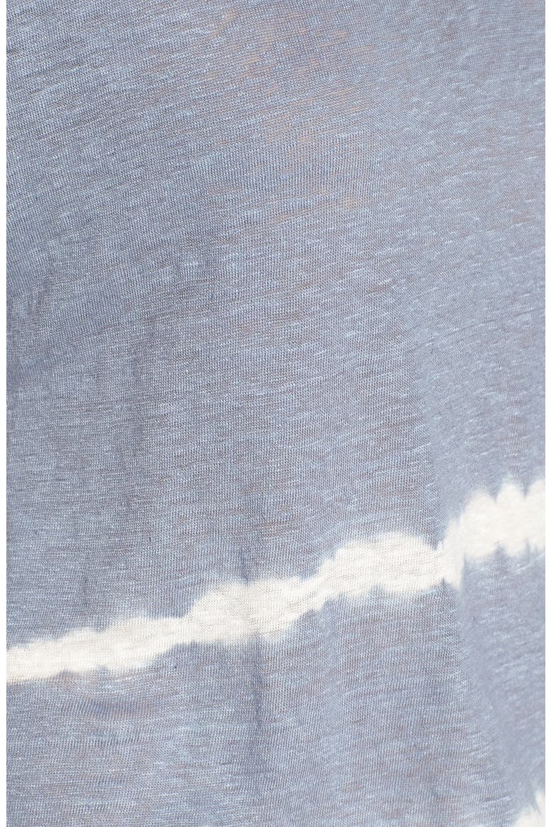 by Graham & Spencer Tie Dye Linen Tee, Alternate, color, GREY