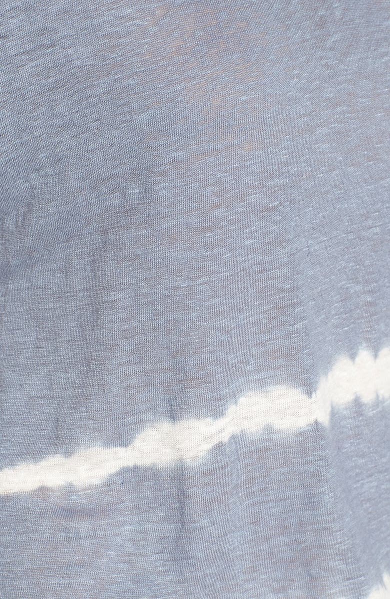 VELVET by Graham & Spencer Tie Dye Linen Tee, Alternate, color, 