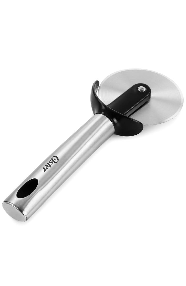 OSTER Baldwyn Stainless Steel Pizza Cutter Utensil, Alternate, color, Silver