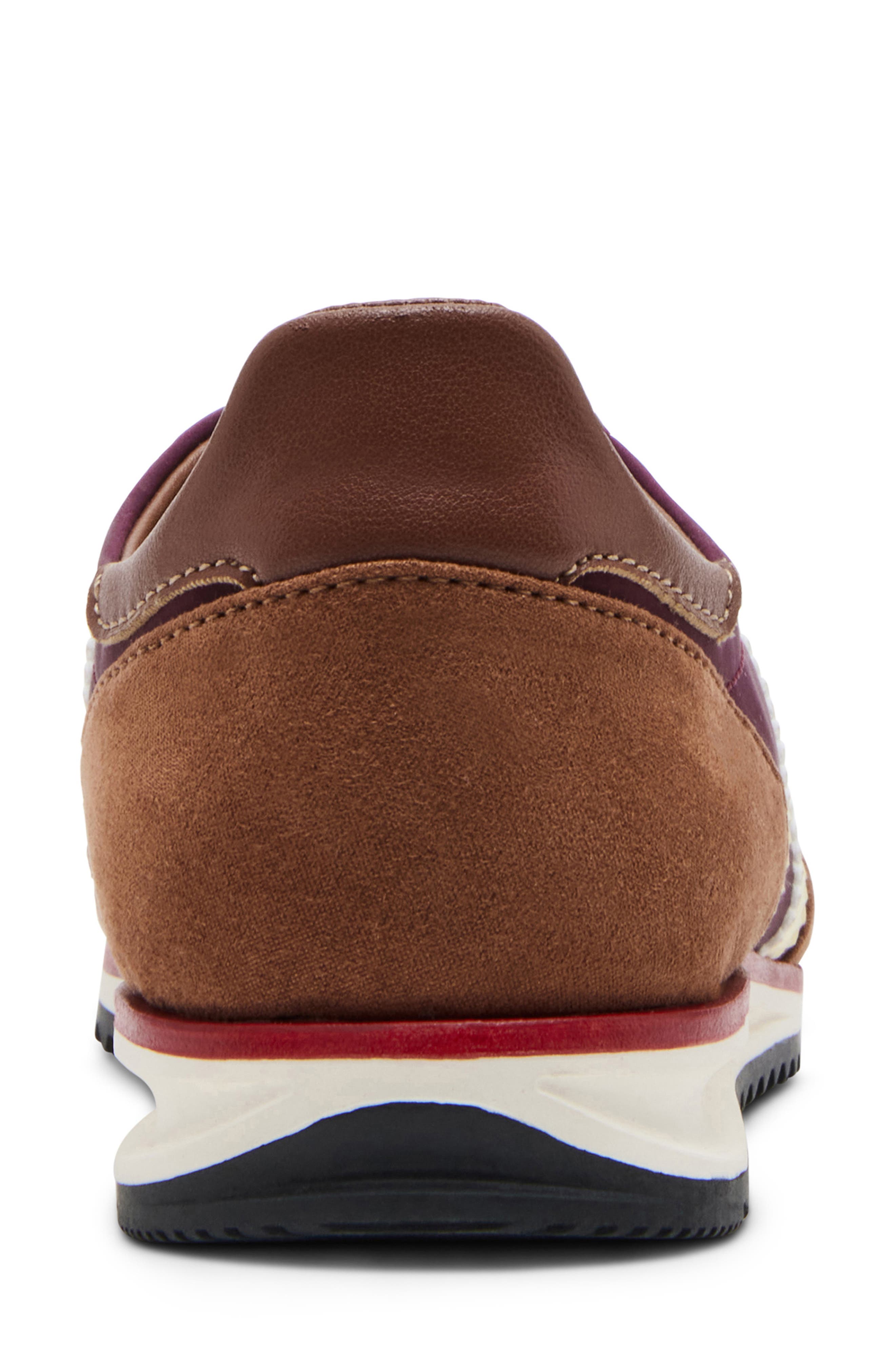 Madden Girl Jumper Sneaker, Alternate, color, Burgundy/ Brown