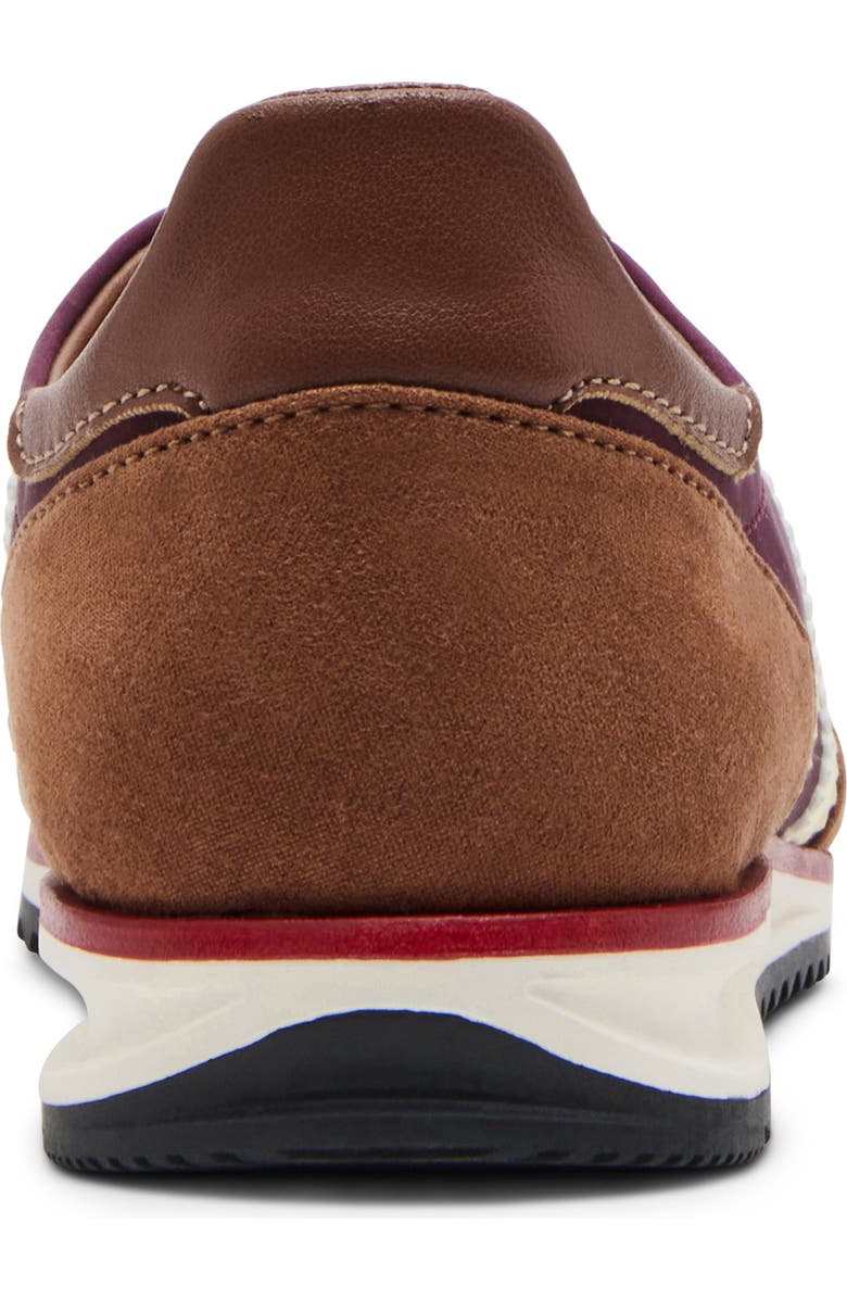 Madden Girl Jumper Sneaker, Alternate, color, Burgundy/ Brown