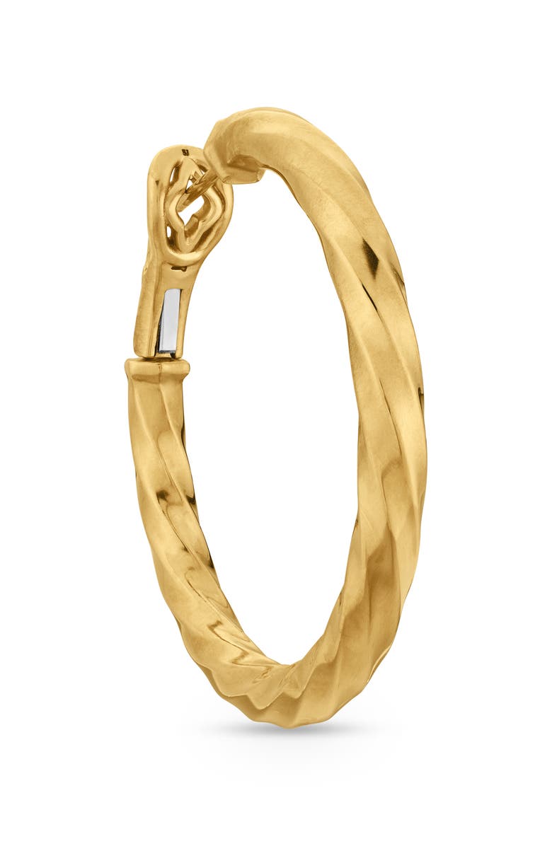 David Yurman Cable Edge<sup>™</sup> Hoop Earrings in Recycled 18K Yellow Gold, Alternate, color, 18K Gold Recycled