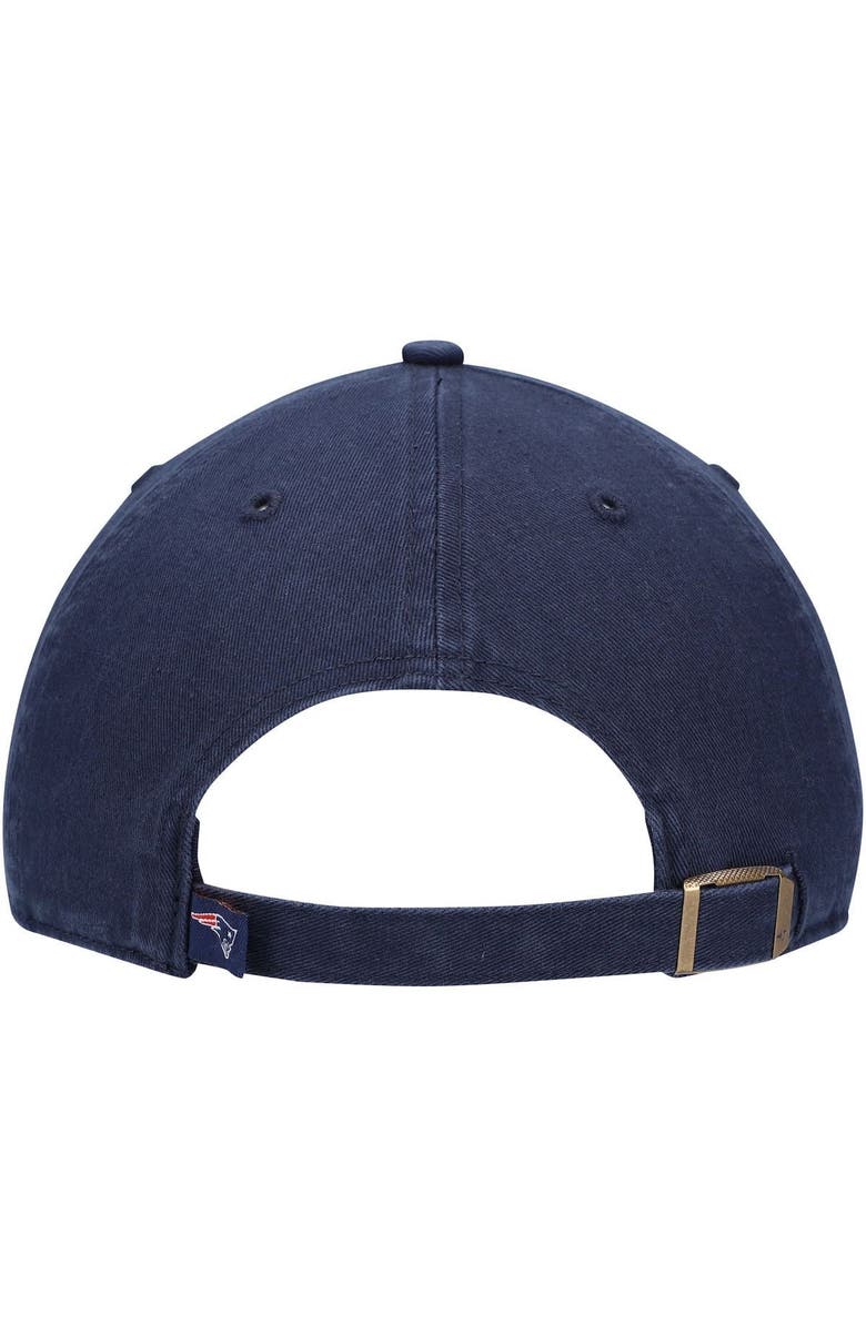 '47 Men's '47 Navy New England Patriots Clean Up Alternate Logo Adjustable Hat, Alternate, color,