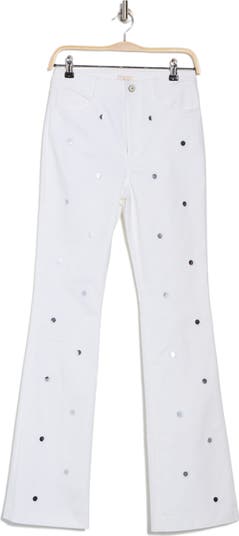 Shilene Mirror Sequin Flare Pants