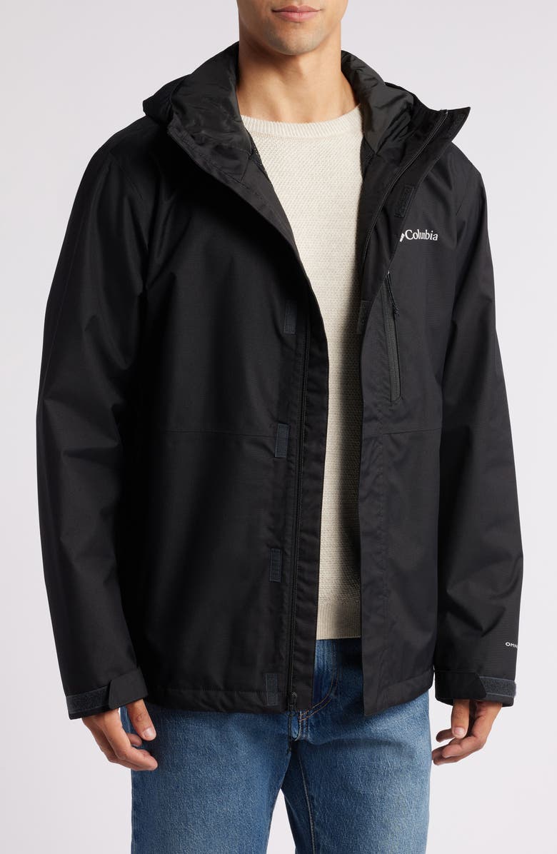 Columbia Hikebound<sup>™</sup> II Rain Jacket, Main, color, Black