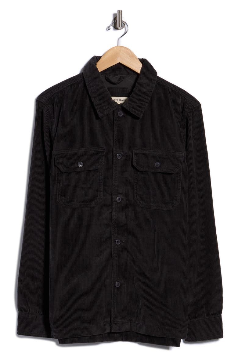 Corduroy Shirt Jacket, Main, color, PHANTOM