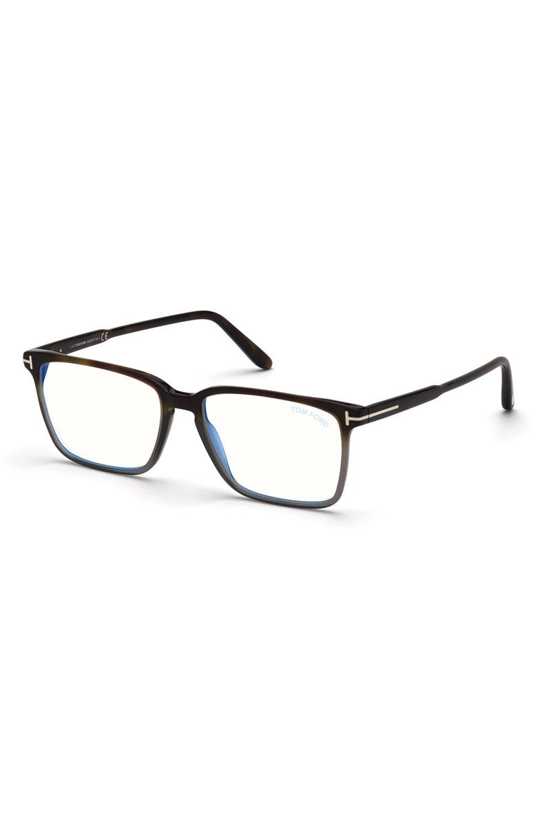 TOM FORD 54mm Blue Light Blocking Glasses, Alternate, color, 