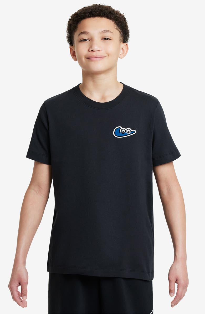 Nike Kids' Sportswear Cotton Graphic T-Shirt, Main, color,