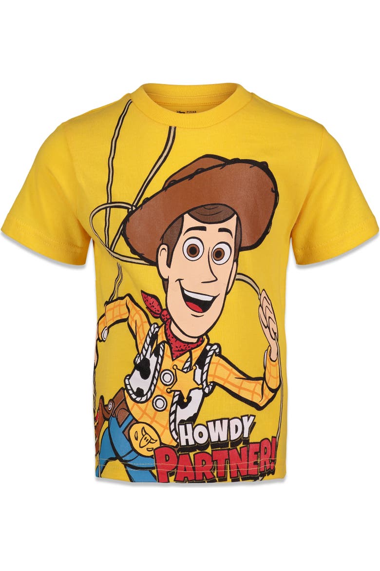Toy Story 4-Pack Short Sleeve T-Shirts, Alternate, color, Toy Story Multi