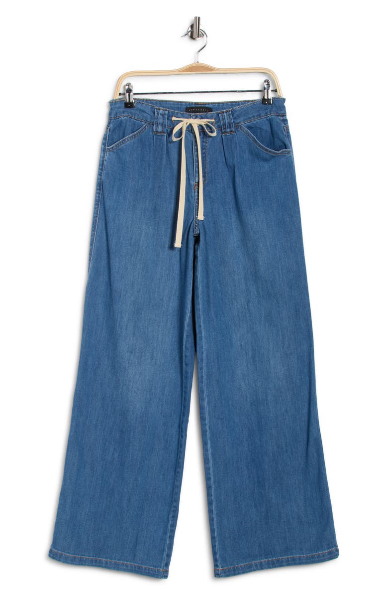 Sanctuary Vacationer Wide Leg Pants, Main, color, Tropical Tide Blue