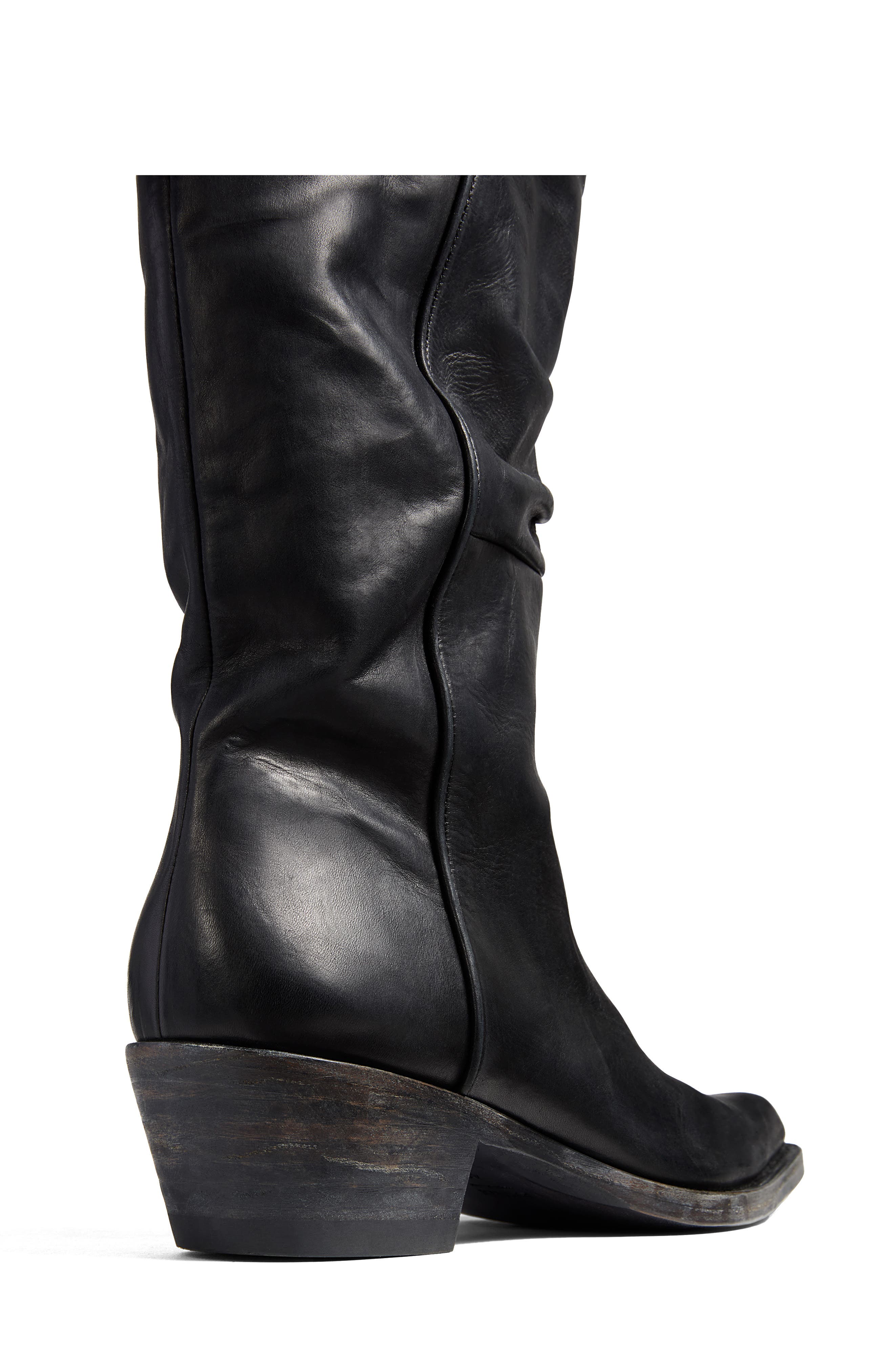 Khaite Clive Western Boot, Alternate, color, 200 Black