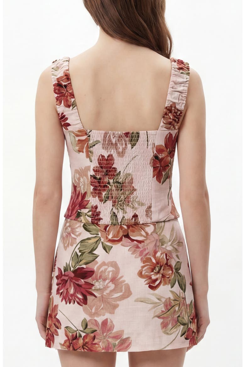 Tea Party Sleeveless Top, Alternate, color, IN BLOOM