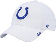 '47 Women's '47 White Indianapolis Colts Team Miata Clean Up Adjustable Hat