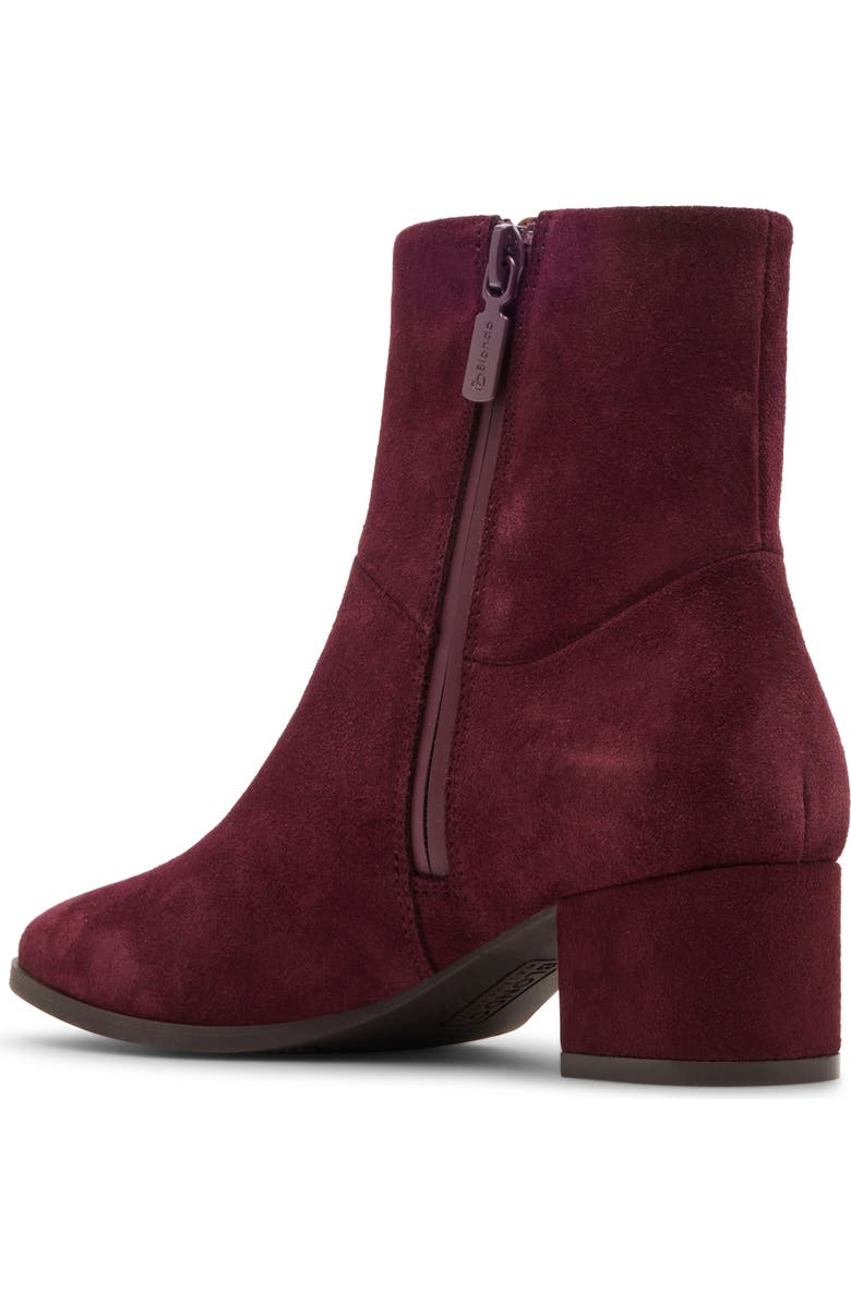 Blondo Arena Pointed Toe Waterproof Bootie, Alternate, color, Wine Suede