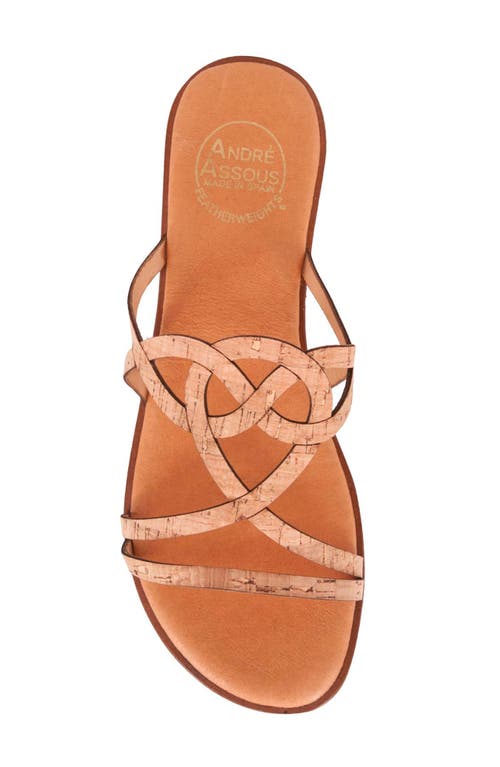 Andre Assous André Assous Glory Strappy Sandal In Natural