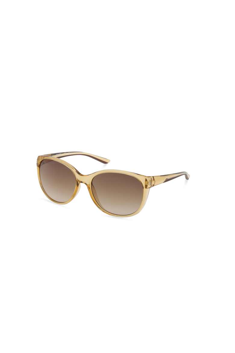 Round Polarized Acetate Sunglasses, Alternate, color, Light Brown / Brown
