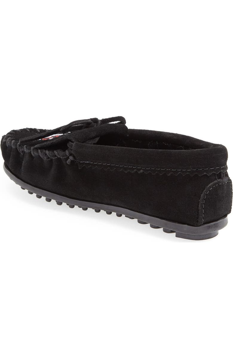 Minnetonka 'Hello Kitty<sup>®</sup> - Kilty' Moccasin, Alternate, color,